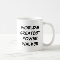 Tasse "de marcheur de la plus grande puissance du