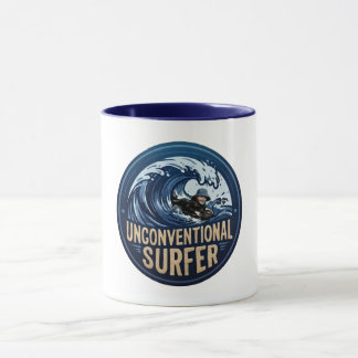 Tasse de mat de surfeur logo de surfeur non conven