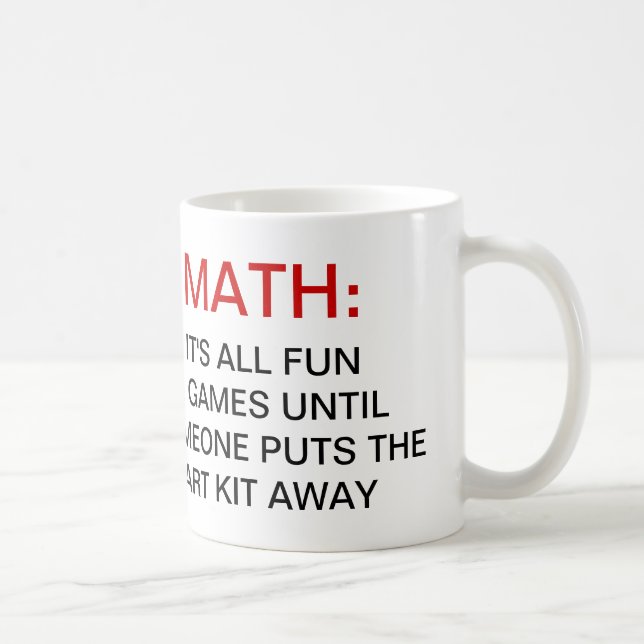 TASSE DE MATHS (Droite)