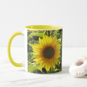 Tasse de matin de tournesol