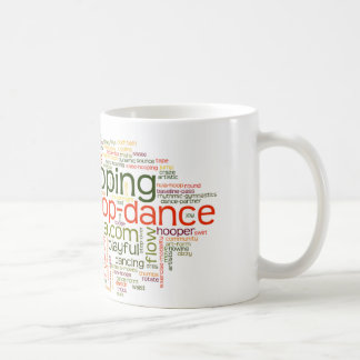 Tasse de mélange de mot de danse de cercle