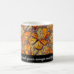 Tasse de message Papillon Monarque