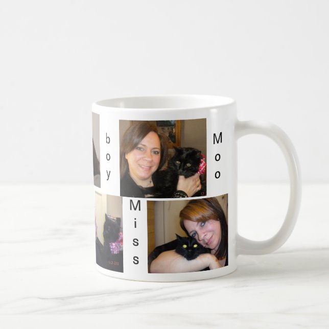 Tasse de Mlle Moo de bébé du fav de la maman (Droite)