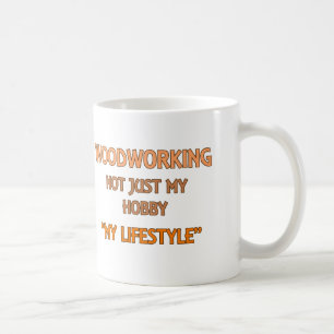 Tasse de mode de vie de travail du bois