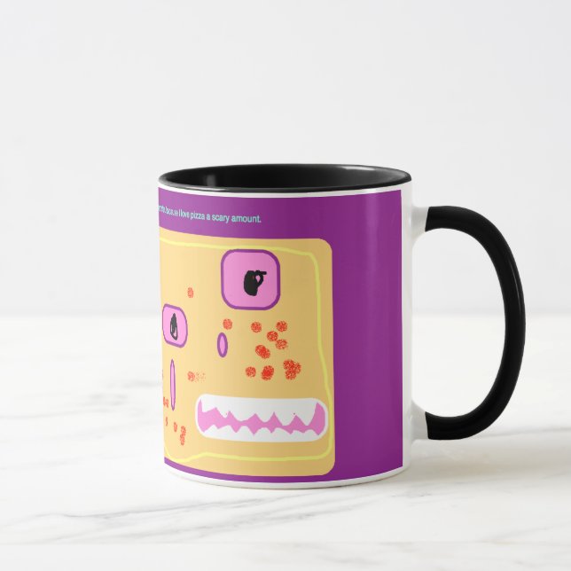 tasse de monstre de pizza (Droite)