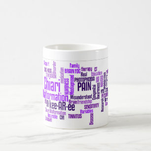 Tasse de mot de malformation de Chiari