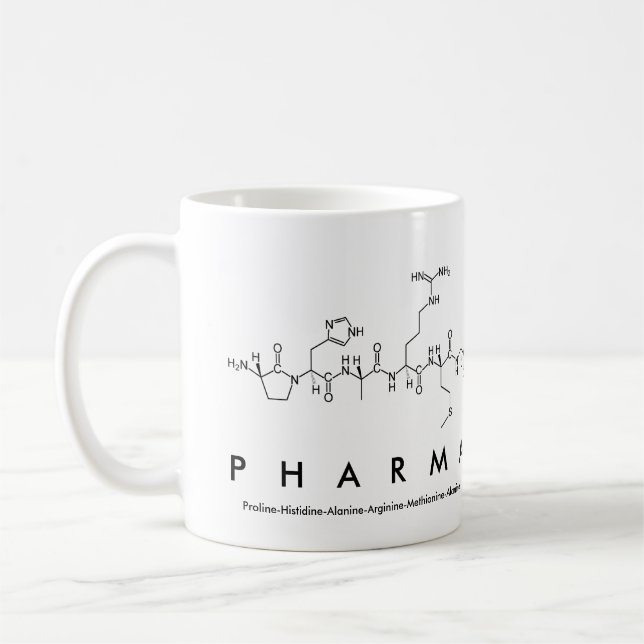 Tasse de mot de peptide de Pharma (Gauche)