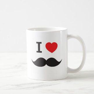 Tasse de moustache d'amour