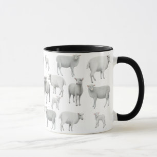 Tasse de moutons noirs