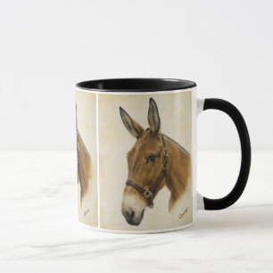 Tasse de mule dans le noir