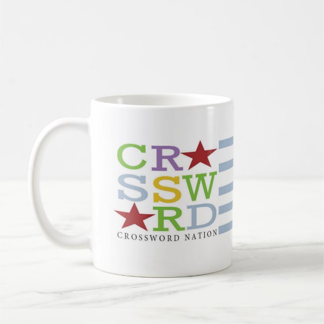 Tasse de nation de mots croisé (Gauche)