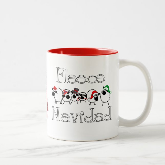 Tasse de Navidad d'ouatine (Droit)