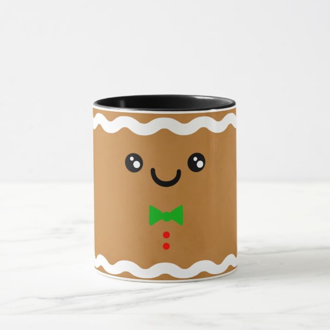 Tasse de Noël au biscuit au gingembre (Centre)