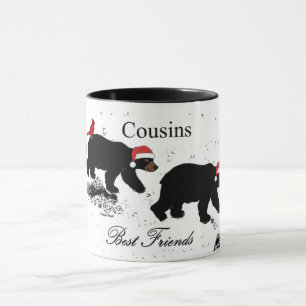 Tasse de Noël Cousins Meilleurs Amis Pour Toujou