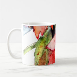 Tasse de Noël de 3 poinsettias