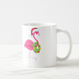 Tasse de Noël de Flamant rose