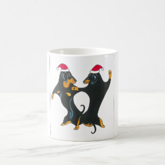 Tasse de Noël de teckel