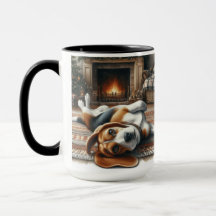 Tasse de Noël « Définissez bien » Beagle Santa
