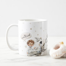 Tasse de Noël drôle de bonhomme de neige dentiste
