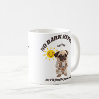 Tasse de Noël drôle de chien – Pas d'aboiement ava
