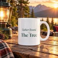 Tasse de Noël drôle Rassemblement autour de l'arbr