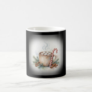 Tasse de Noël en aquarelle pour chocolat chaud Coz