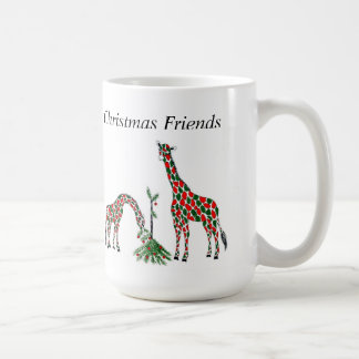 Tasse de Noël, "girafes de Noël "