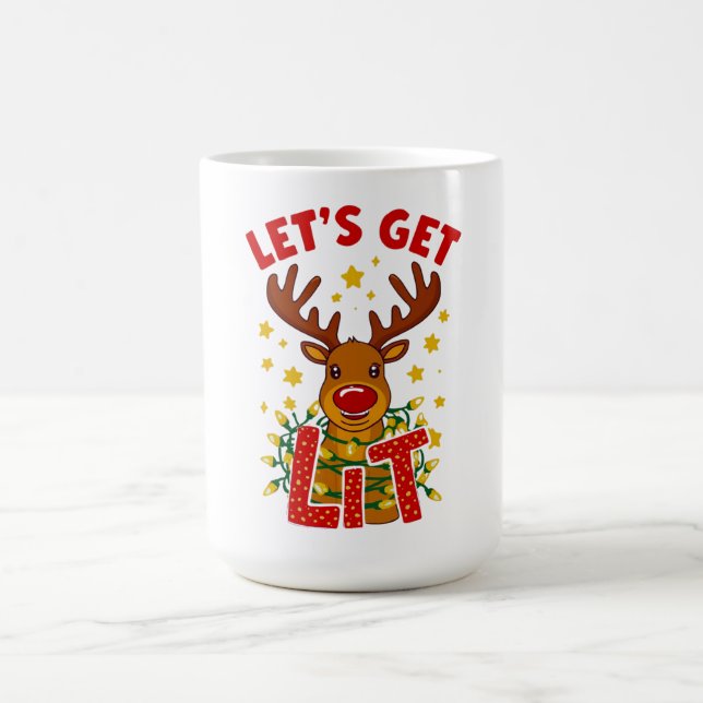 Tasse de Noël Let's Get Lit (Centre)