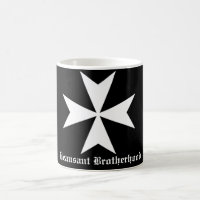 Tasse de noir de confrérie de Hospitaller Beausant