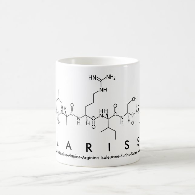 Tasse de nom de peptide de Clarissa (Centre)