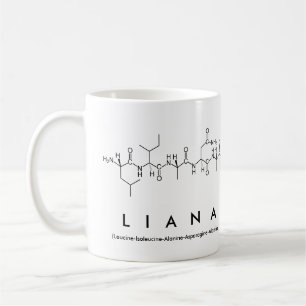 Tasse de nom de peptide de liane