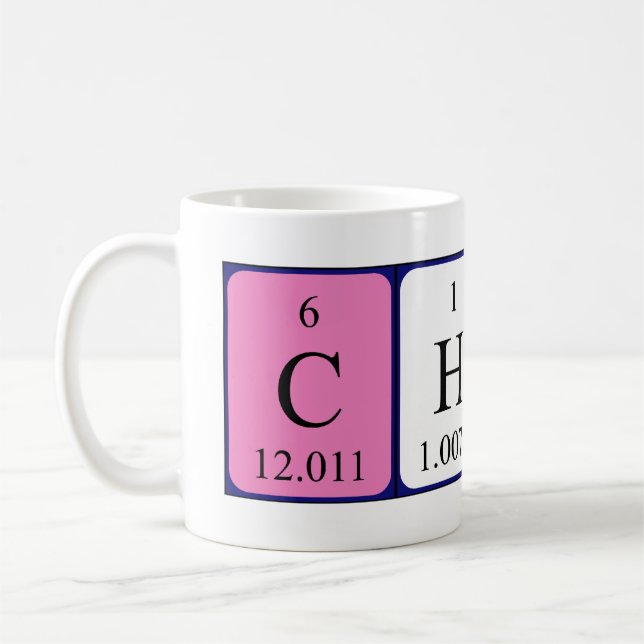 Tasse de nom de table périodique du champ (Gauche)