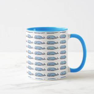 Tasse de nombreuses baleines
