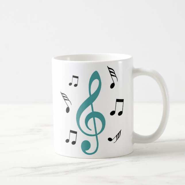 Tasse de note de musique (Droite)