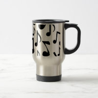 Tasse de notes musicales