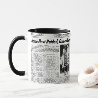 Tasse de nouvelles d'émeutes de Stonewall