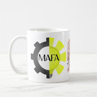 Tasse de nuage de logo et de mot de MAFA