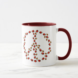Tasse de paix de coccinelle