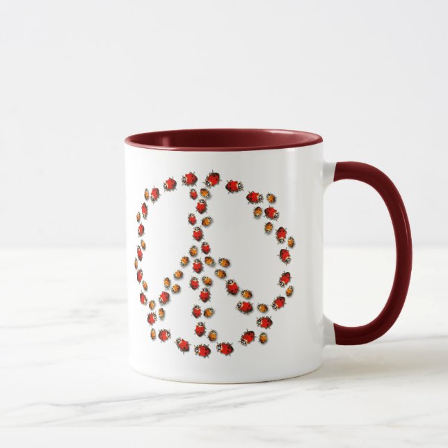 Tasse de paix de coccinelle (Droite)