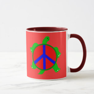 Tasse de paix de tortue
