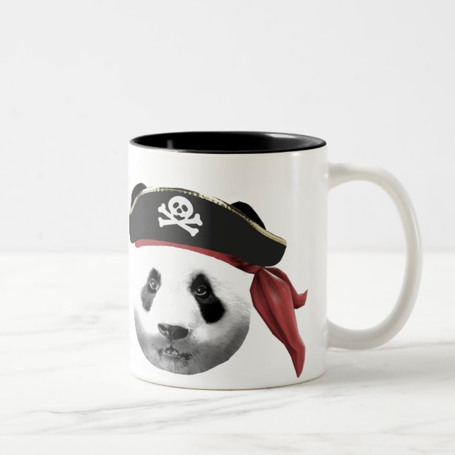 Tasse de panda de pirate (Droit)