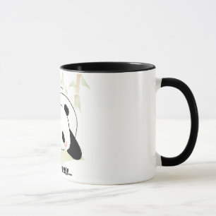 Tasse de panda de sommeil