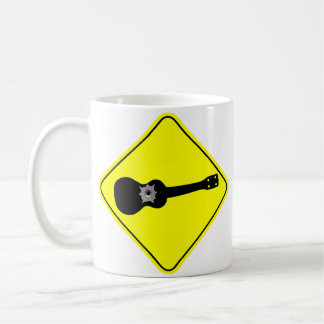 Tasse de panneau routier d'ukulélé