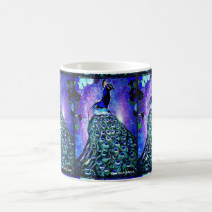 Tasse de paon par Carol Zeock