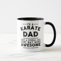 Tasse de papa de karaté (noir)