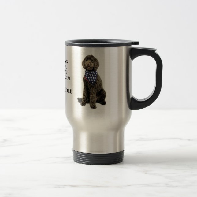 Tasse de papa de Labradoodle (Droit)