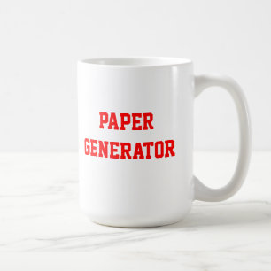 Tasse de papier de générateur