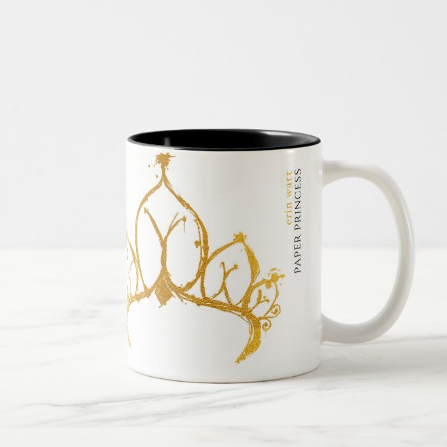 Tasse de papier de princesse avec la citation (Droit)