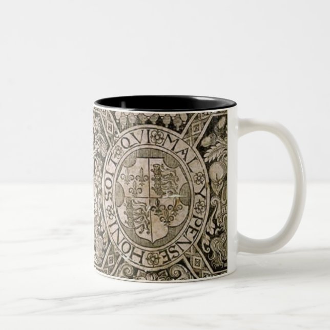 Tasse de papier peint de Tudor (Droit)