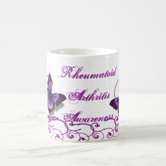 Tasse de papillon de conscience de rhumatisme